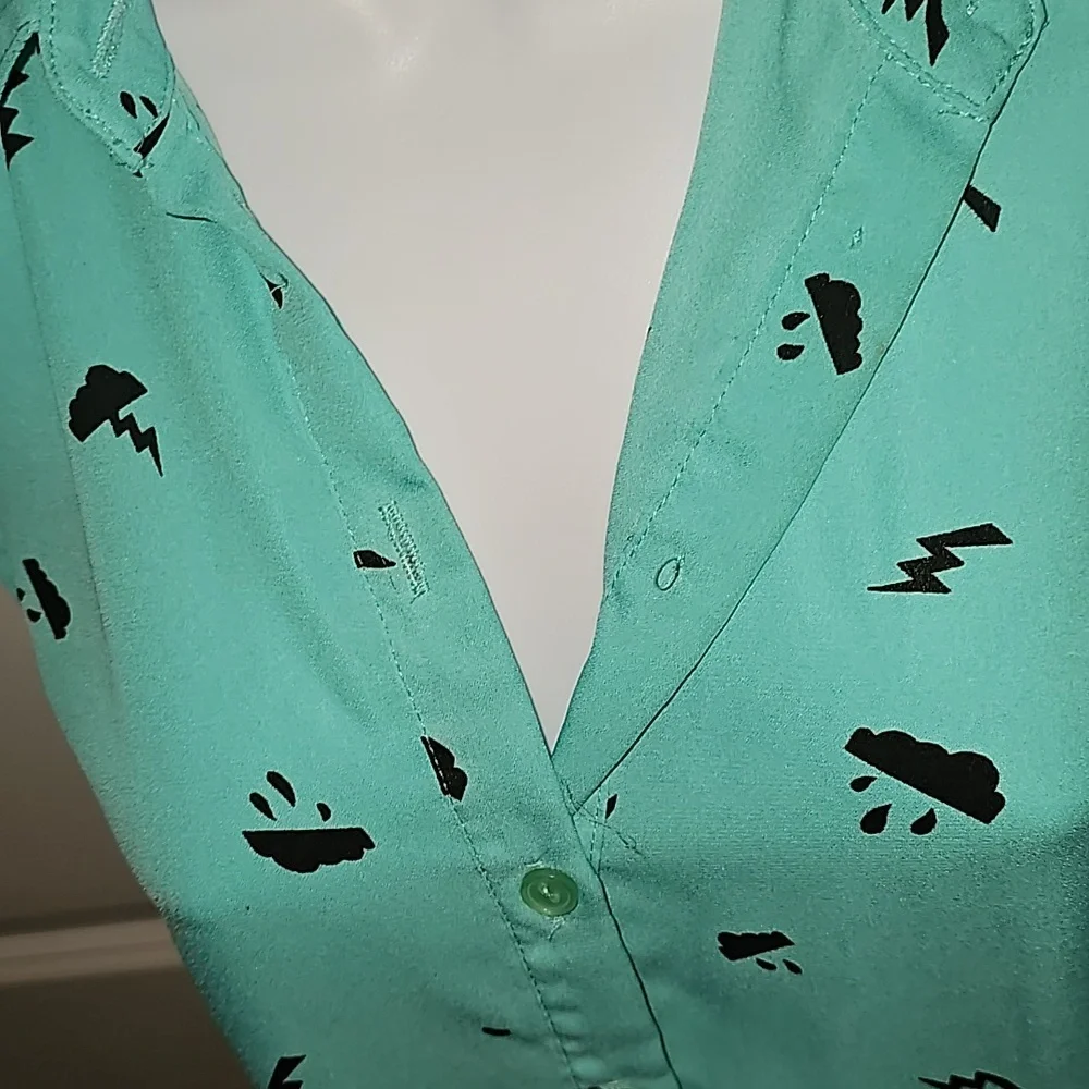 Small Sleeveless Button Down - Picture 2 of 2